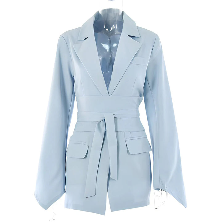 Giacca da donna con cintura – Struttura elegante e stile versatile