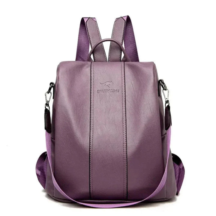 Zaino Anti-Furto Chic per Donne – Design in Pelle Stiloso con Storage Nascosto