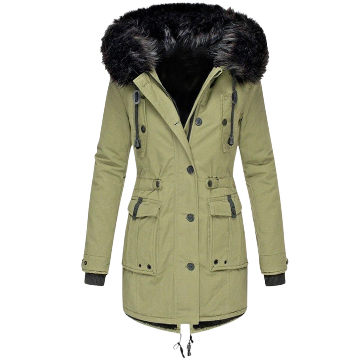 Cappotto invernale con cappuccio da donna: calore elegante per le giornate fredde