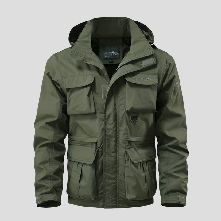 Cappotto Militare Stile Uomo Impermeabile