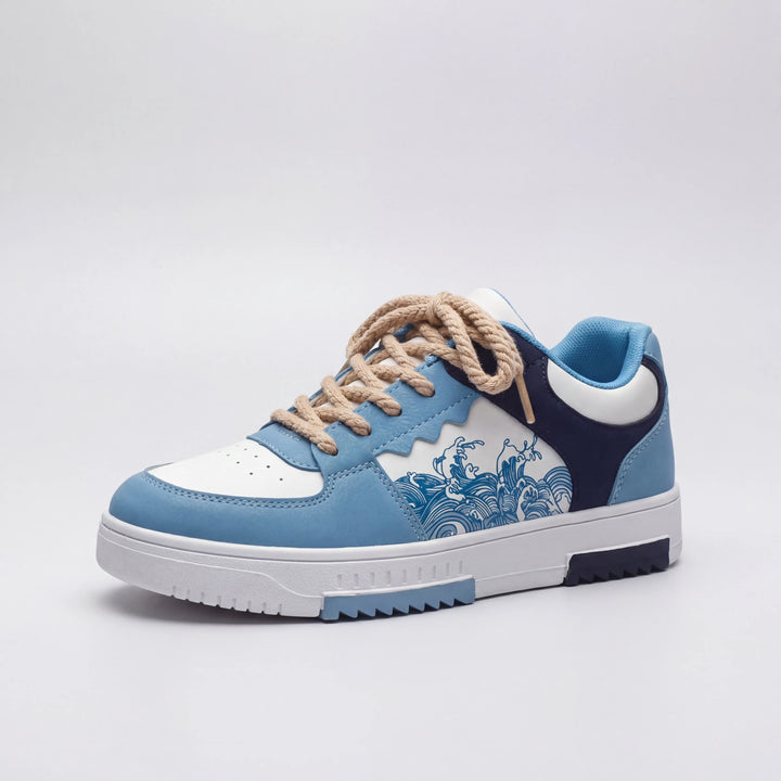 Wavecrest - Low-Profile Lace-Up Casual Sneaker