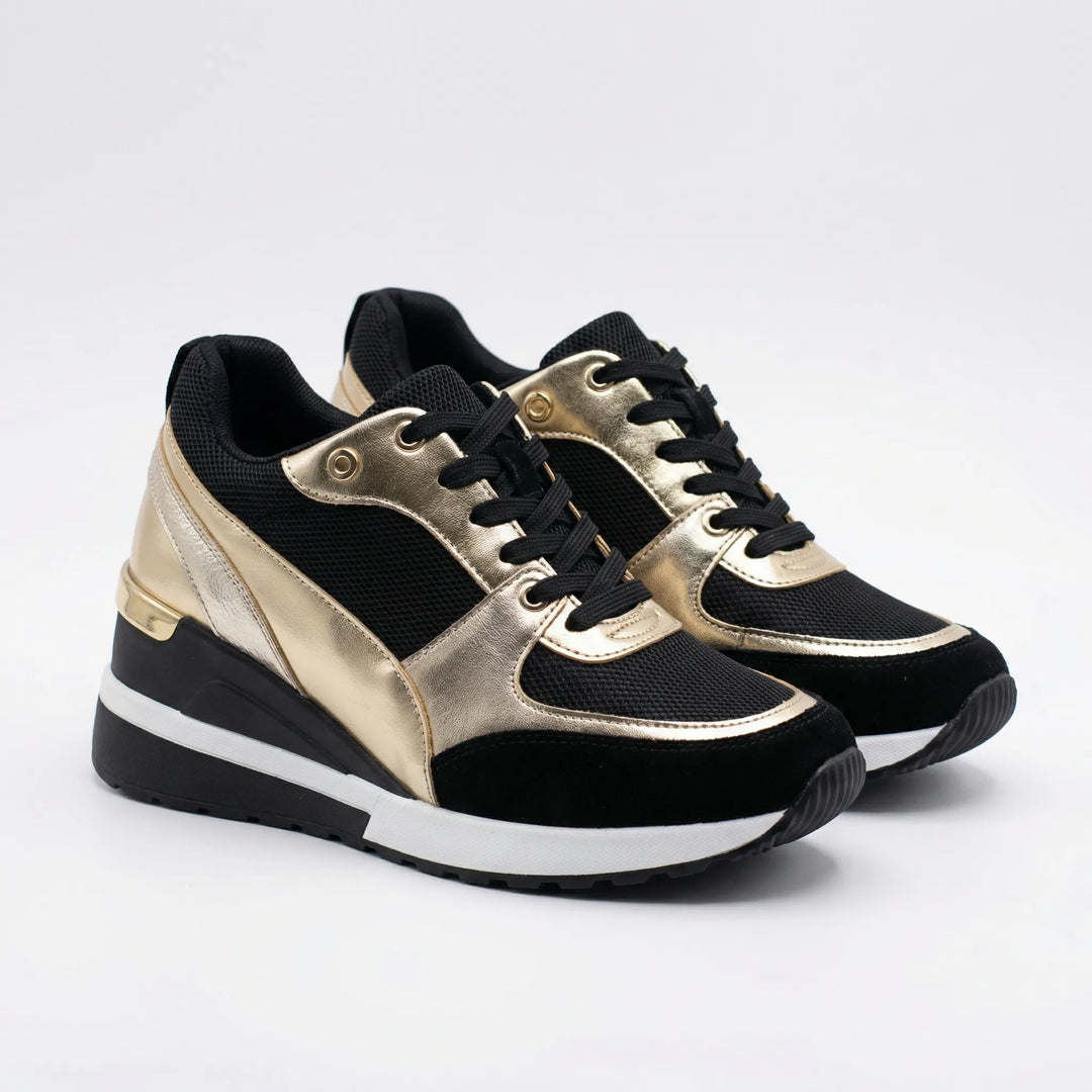 Weavelon - Wedge Platform Knit Sneaker
