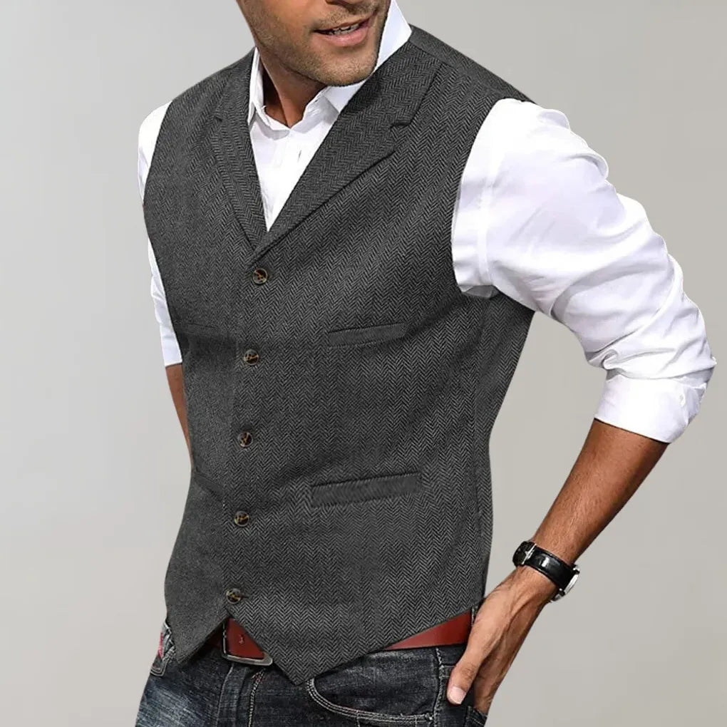 Gilet Elegante da Uomo – Strato Raffinato per Look Formali