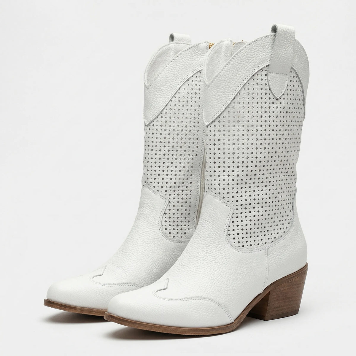 Stivale Cowboy Western Fino al Polpaccio per Donne