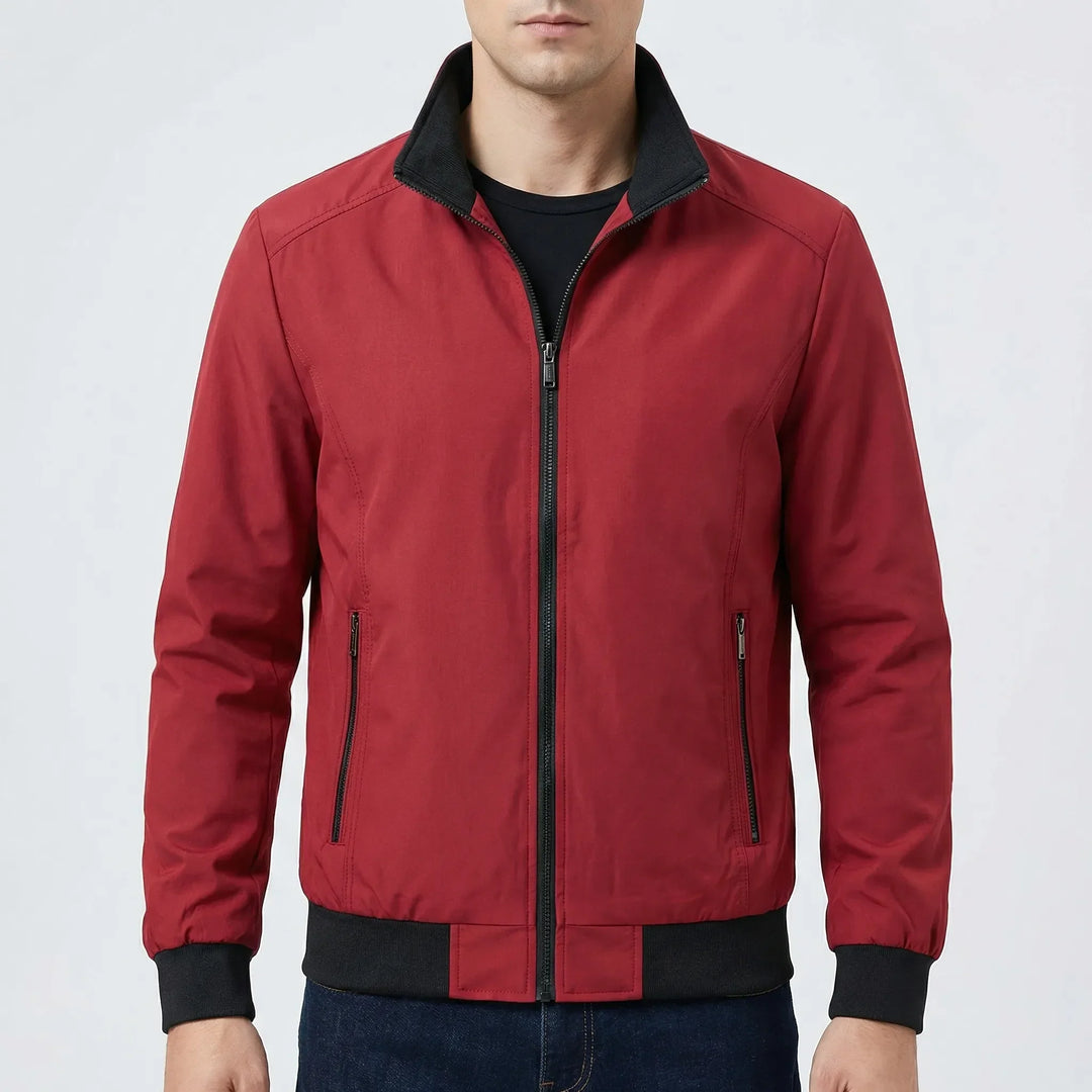 Windrak - Giacca da uomo antivento con chiusura a zip