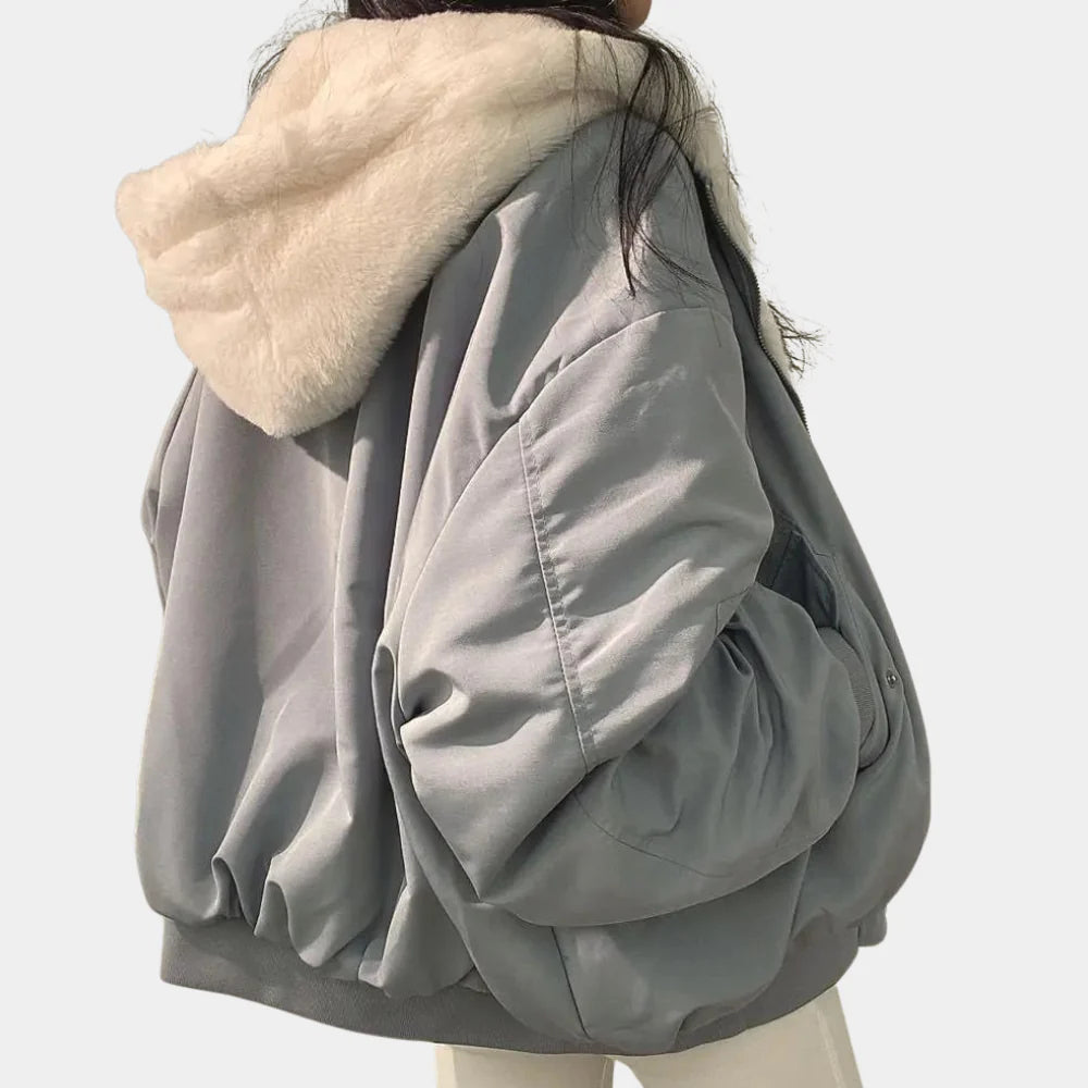Cappotto invernale da donna 2 in 1 con cappuccio: calore e stile versatili per il freddo
