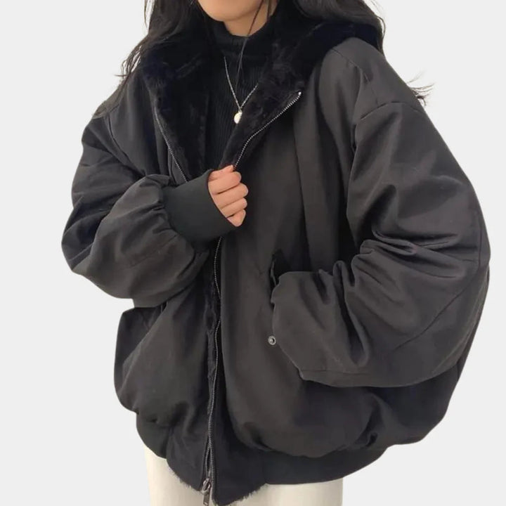 Cappotto invernale da donna 2 in 1 con cappuccio: calore e stile versatili per il freddo