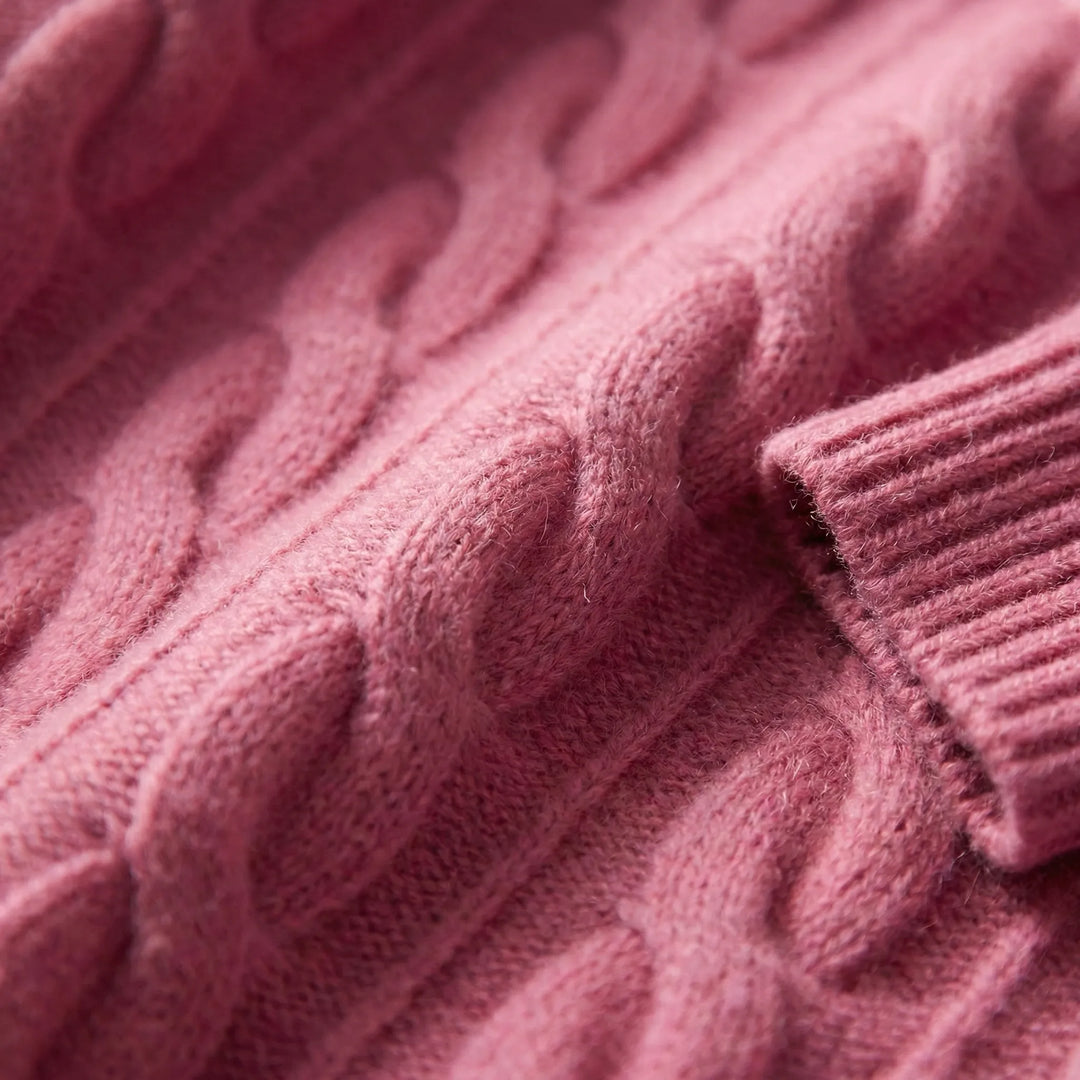 Wintrique - Maglione girocollo a trecce dal taglio rilassato