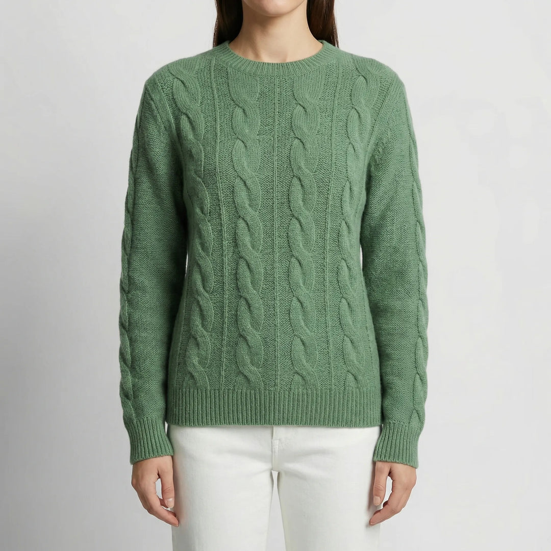 Wintrique - Maglione girocollo a trecce dal taglio rilassato