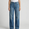 Jeans Donna a Vita Alta e Gambe Larghe
