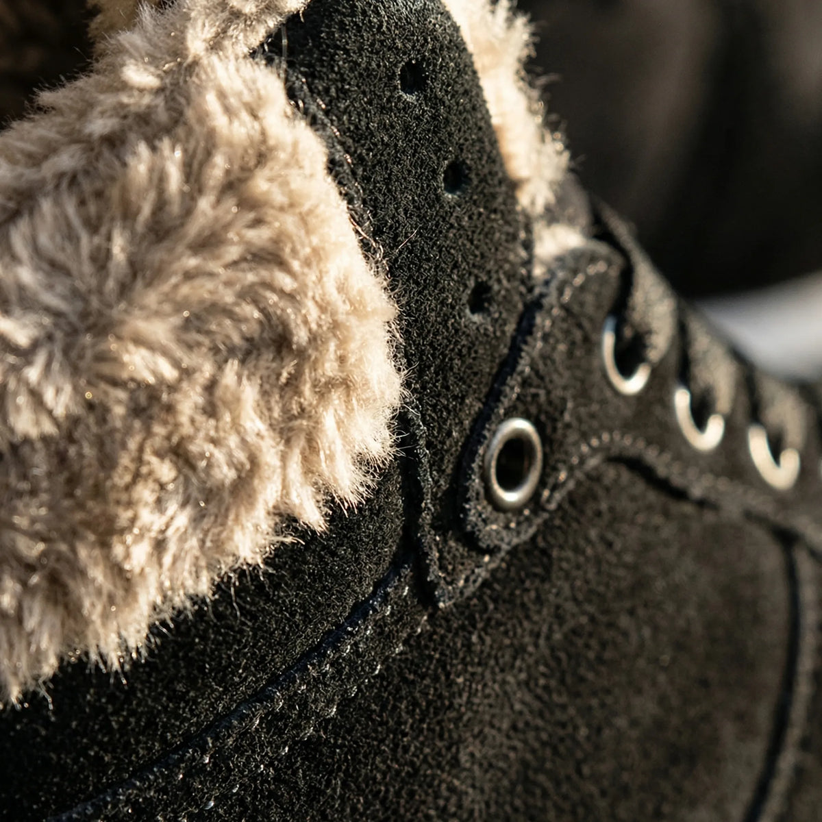 Stivali Sneaker Invernali Alti Foderati in Pile per Uomo