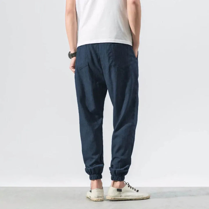 Pantaloni Comfort in Cotone-Lino per Uomo – Leggeri per Tutti i Giorni