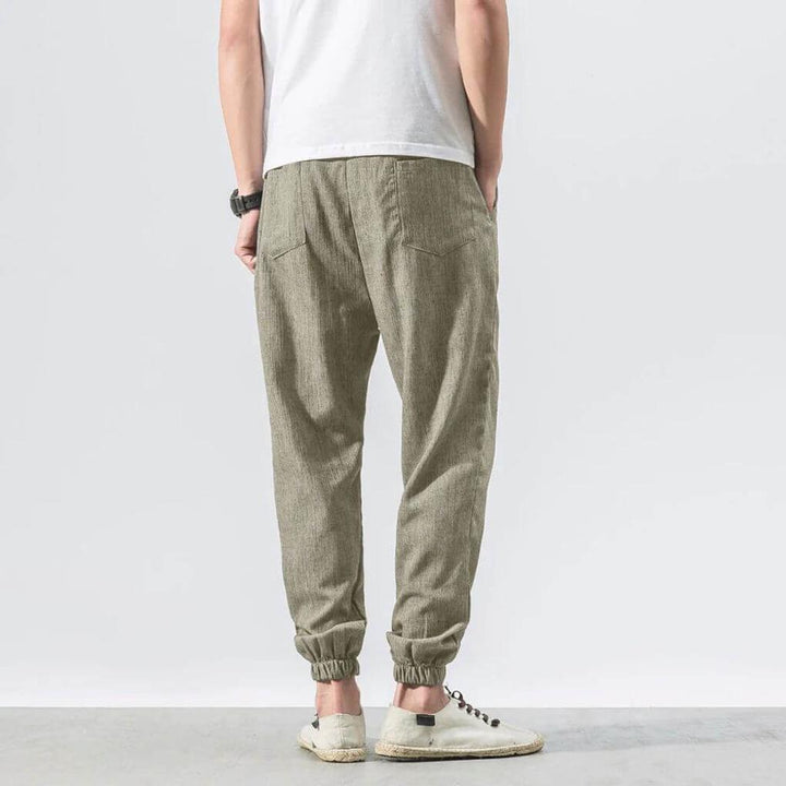 Pantaloni Comfort in Cotone-Lino per Uomo – Leggeri per Tutti i Giorni