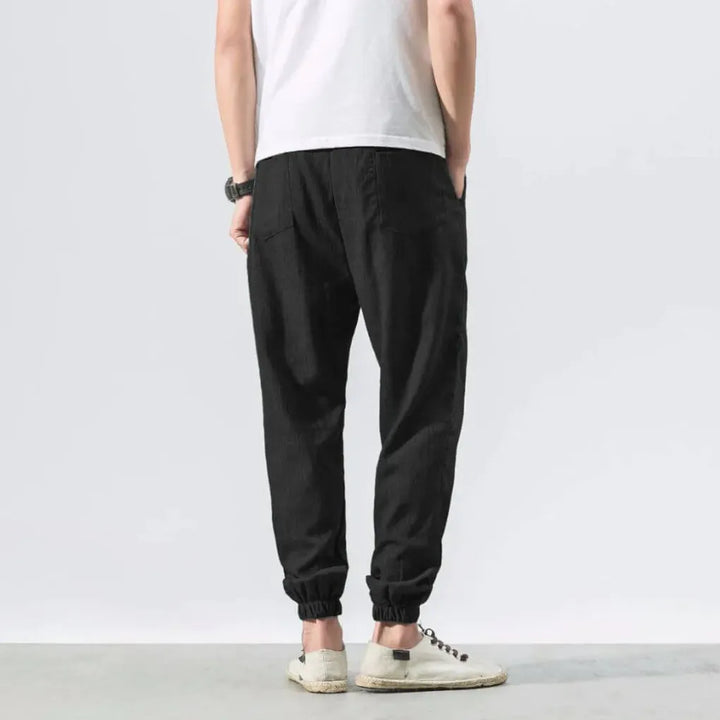 Pantaloni Comfort in Cotone-Lino per Uomo – Leggeri per Tutti i Giorni