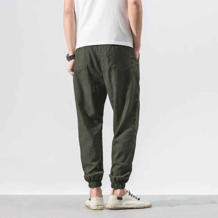 Pantaloni Comfort in Cotone-Lino per Uomo – Leggeri per Tutti i Giorni