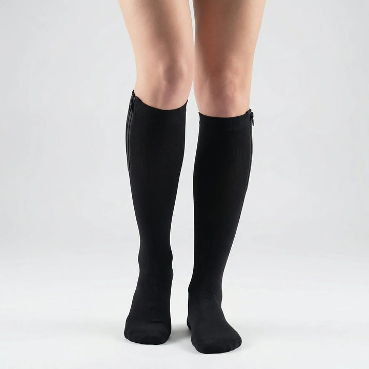 Zipplex - Calze al ginocchio a compressione graduata