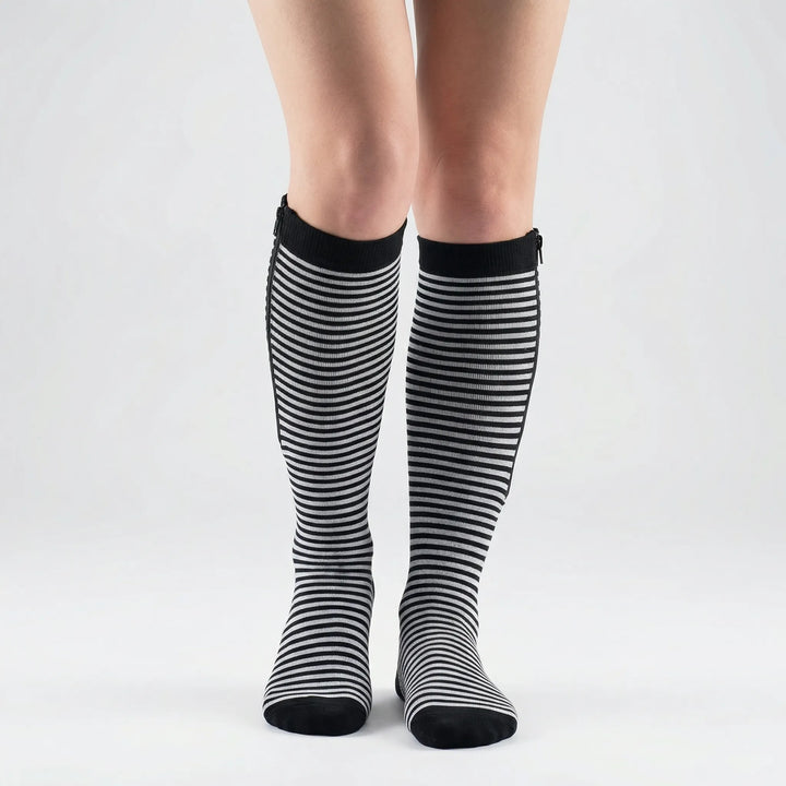 Zipplex - Calze al ginocchio a compressione graduata