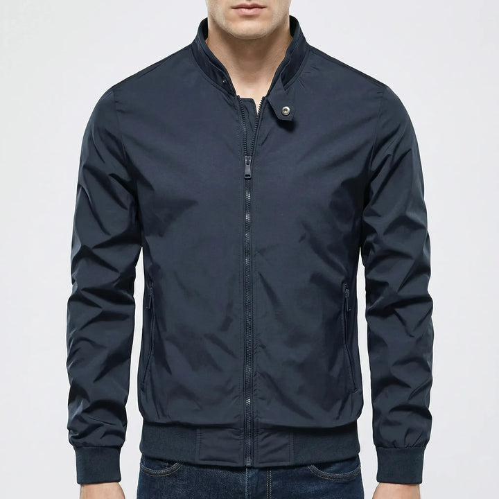 Zorvex - Giacca sportiva stile bomber con cerniera