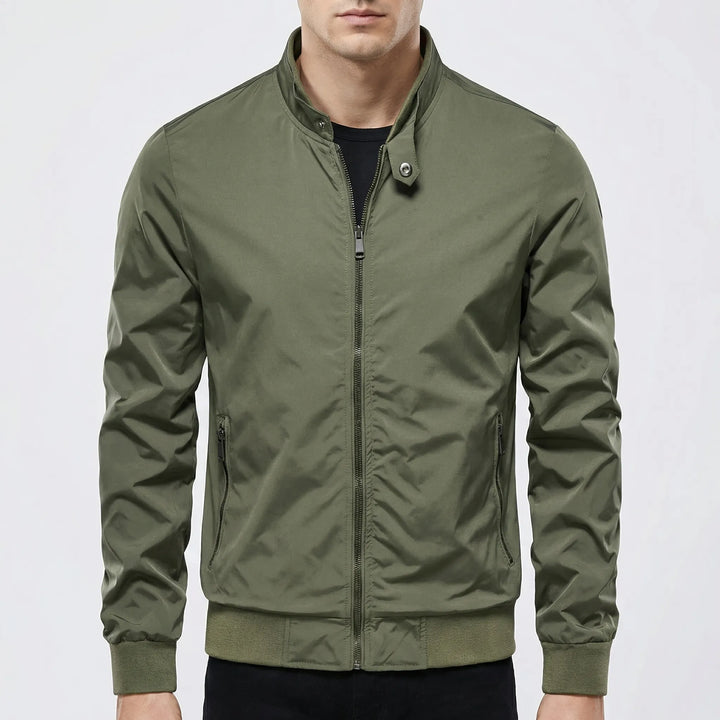 Zorvex - Giacca sportiva stile bomber con cerniera