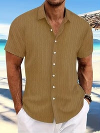 Camicia estiva da uomo a maniche corte