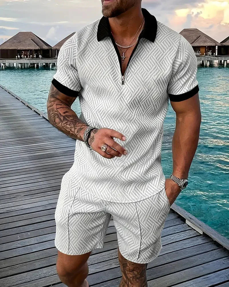 Abbigliamento Estivo Tuta con Zipper