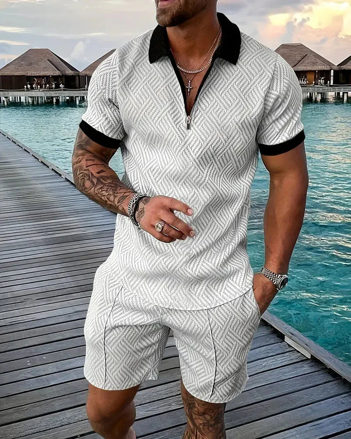 Abbigliamento Estivo Tuta con Zipper