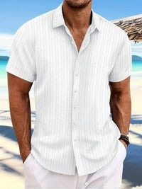 Camicia estiva da uomo a maniche corte