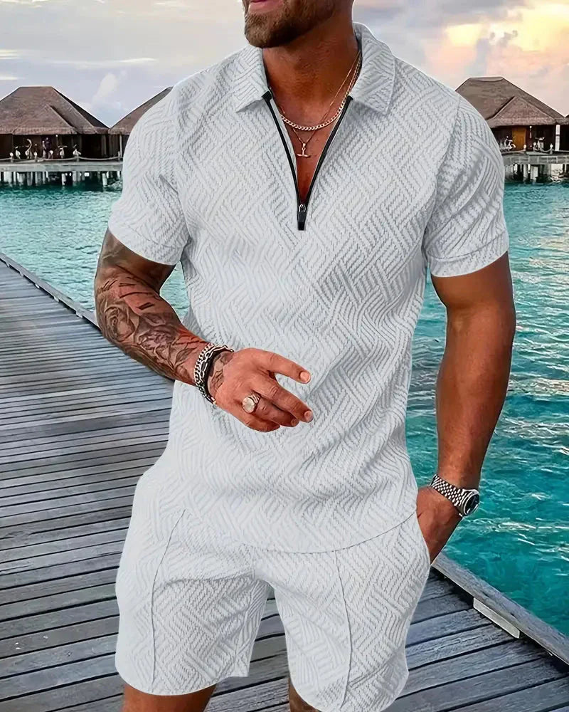 Abbigliamento Estivo Tuta con Zipper