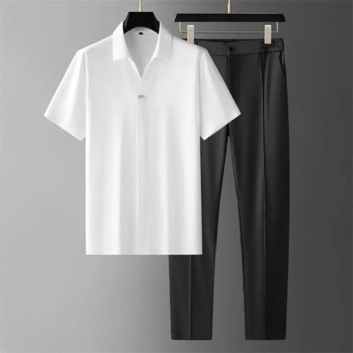 Grayson – Set da uomo composto da polo e pantaloni
