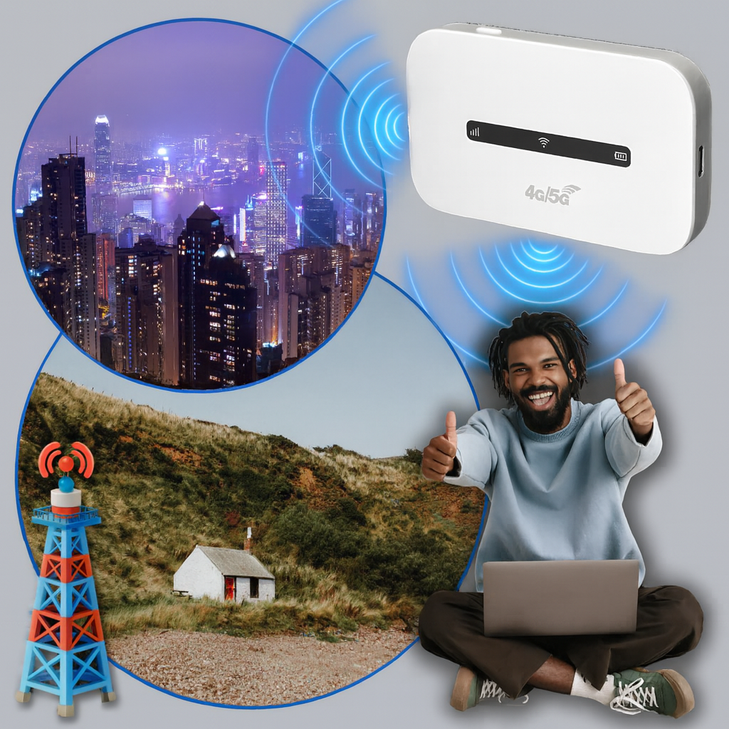 Router Wi-Fi Portatile – Accesso Internet in Movimento