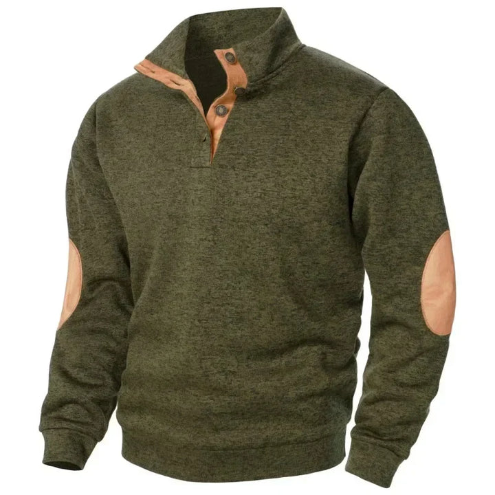 Felpa da uomo con scollo a V per lo stile outdoor e casual