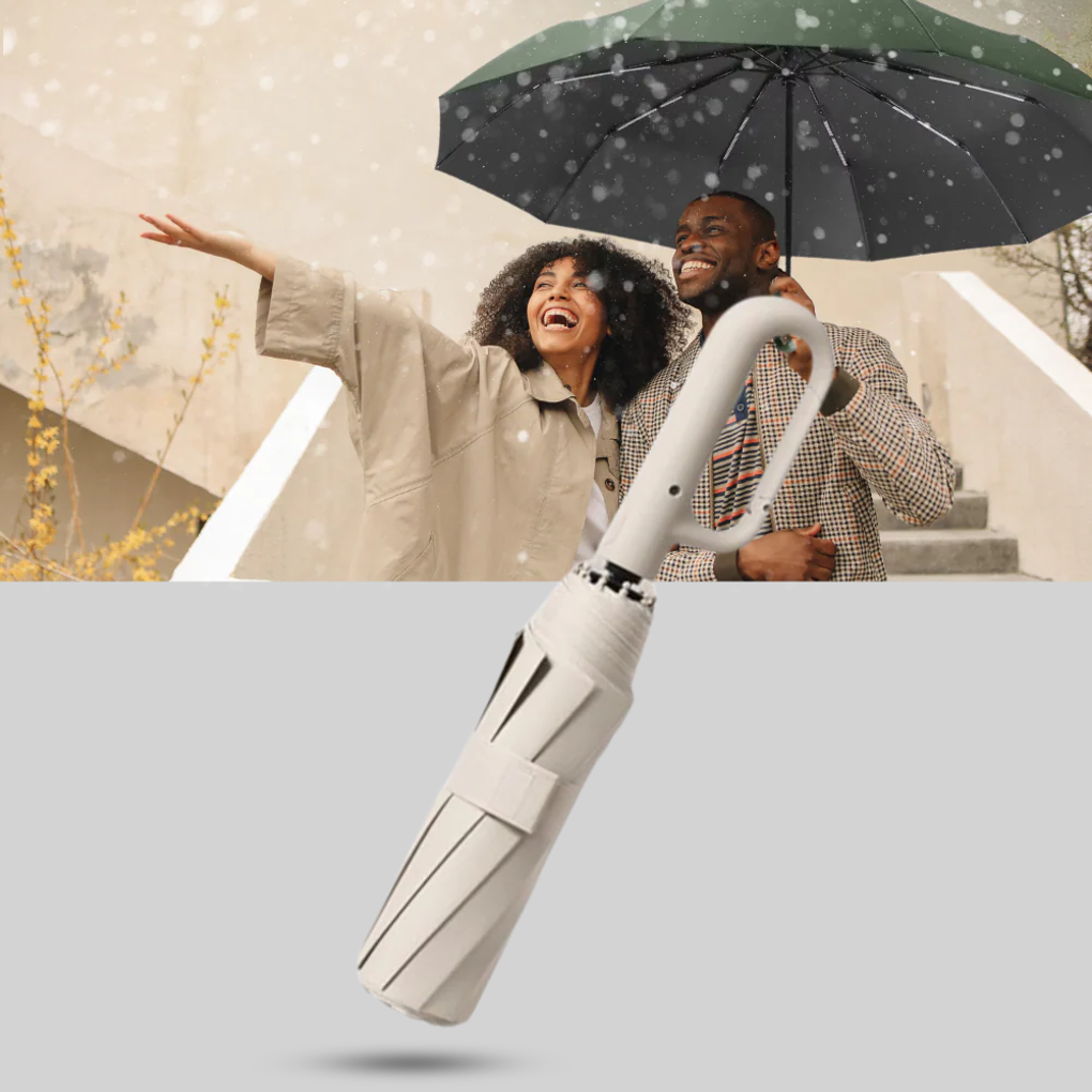 Ombrello Auto-Bloccante – Design Affidabile con Caratteristiche Pronto per il Meteo