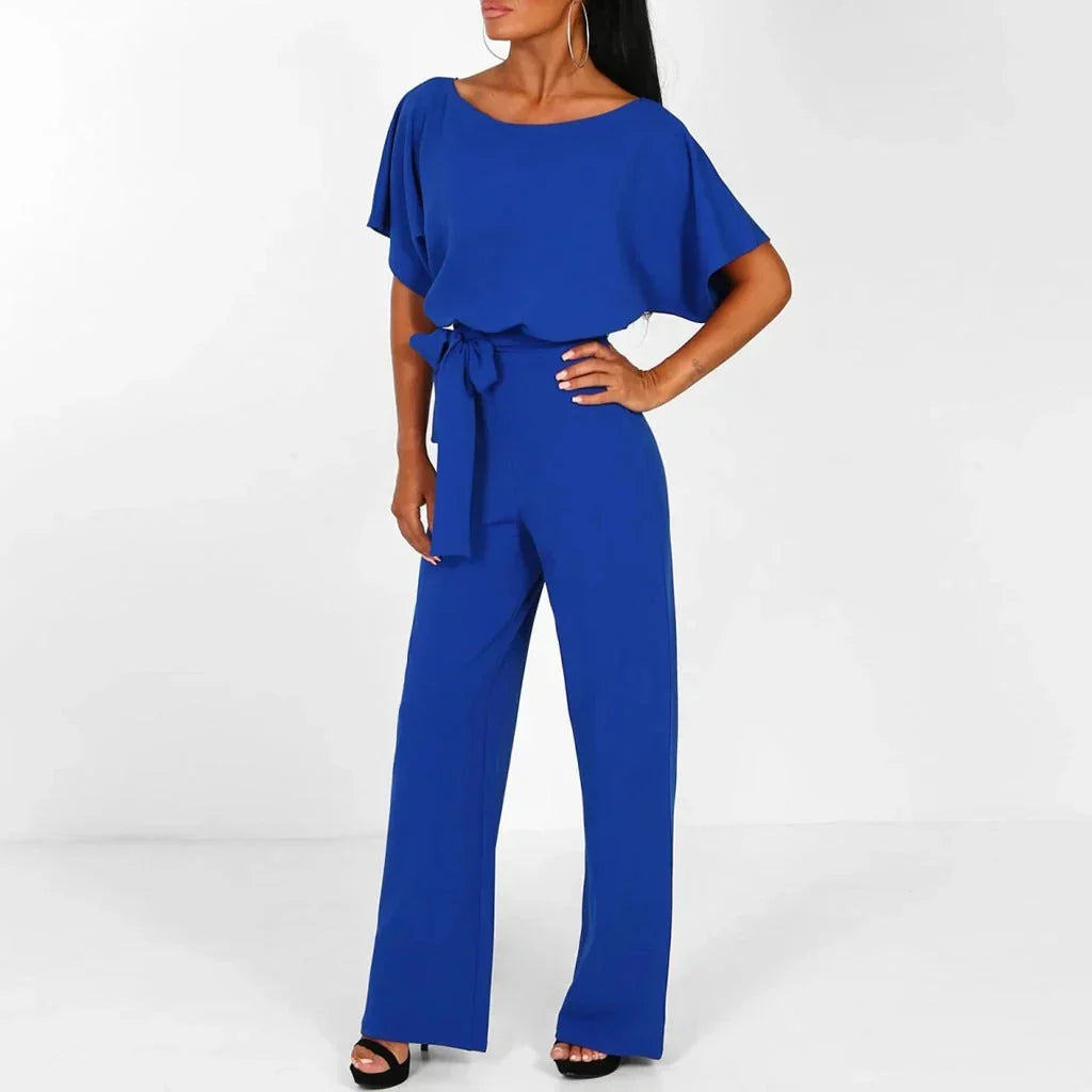 Bertha – Tuta intera elegante con vita segnata da donna