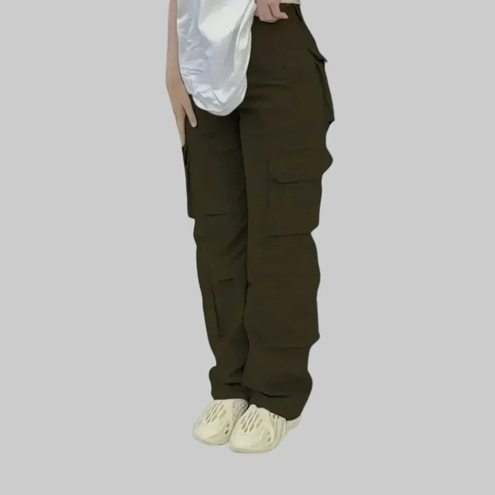 Pantaloni Cargo Alti da Donna