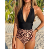 Costume da bagno intero da donna sexy a pieghe per l’estate