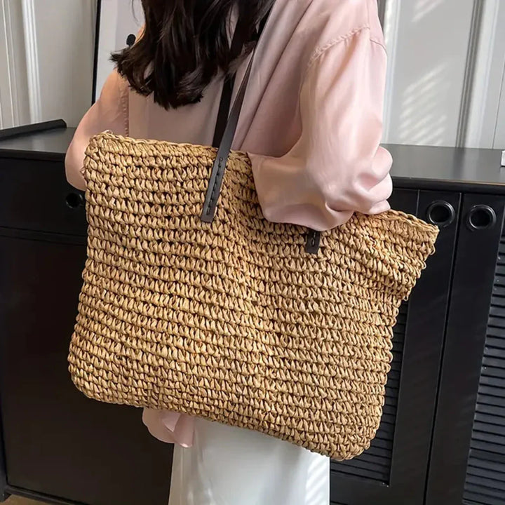 Borsa Tote Woven da Donna – Borsa Stilosa per Uso Quotidiano