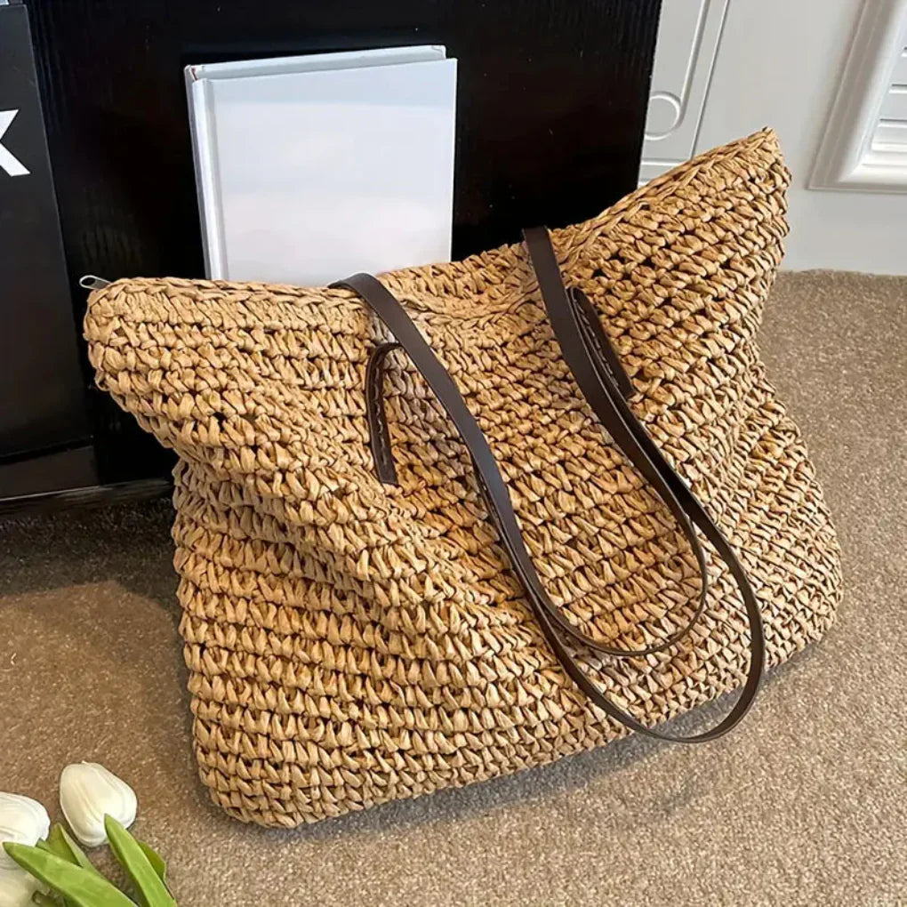Borsa Tote Woven da Donna – Borsa Stilosa per Uso Quotidiano