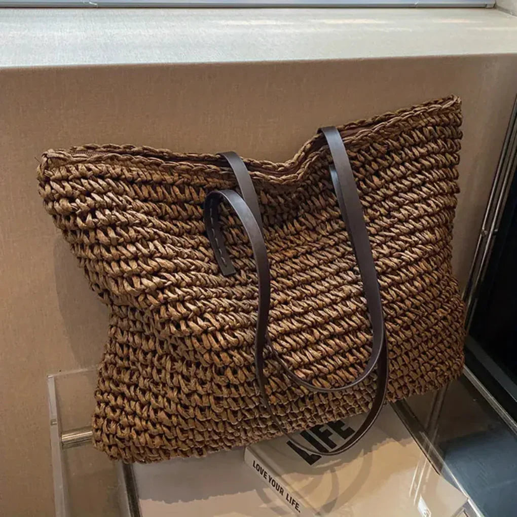 Borsa Tote Woven da Donna – Borsa Stilosa per Uso Quotidiano