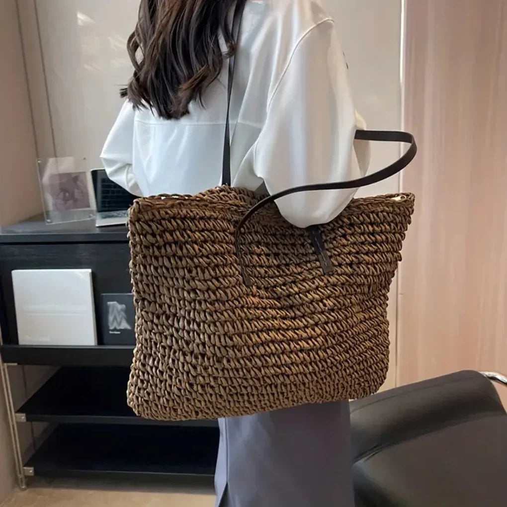 Borsa Tote Woven da Donna – Borsa Stilosa per Uso Quotidiano