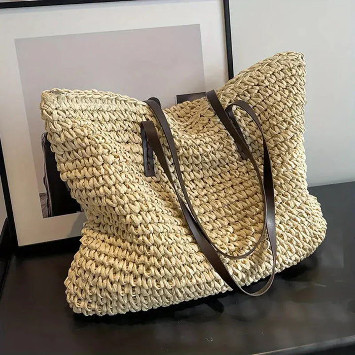 Borsa Tote Woven da Donna – Borsa Stilosa per Uso Quotidiano