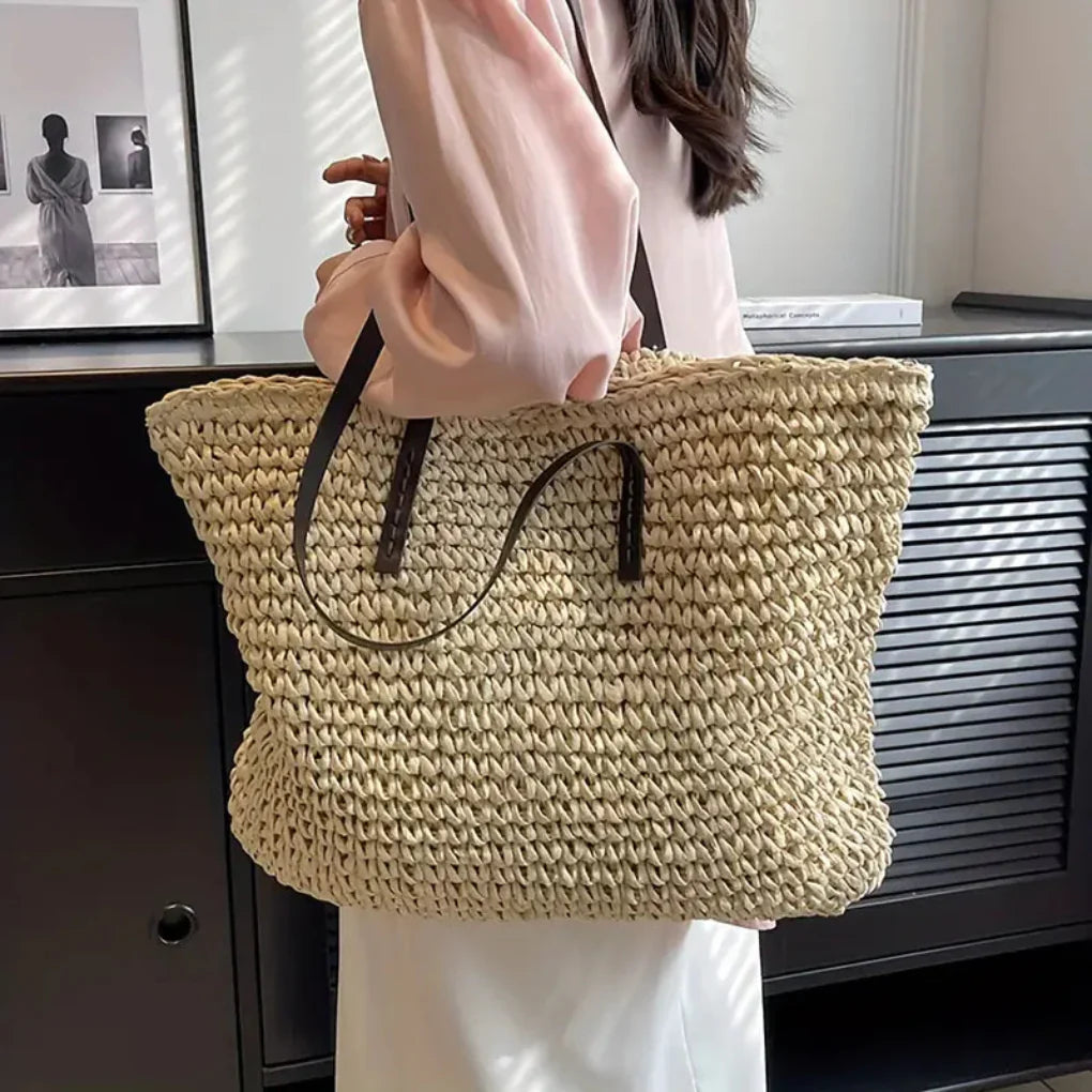 Borsa Tote Woven da Donna – Borsa Stilosa per Uso Quotidiano
