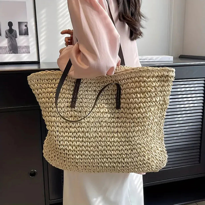 Borsa Tote Woven da Donna – Borsa Stilosa per Uso Quotidiano