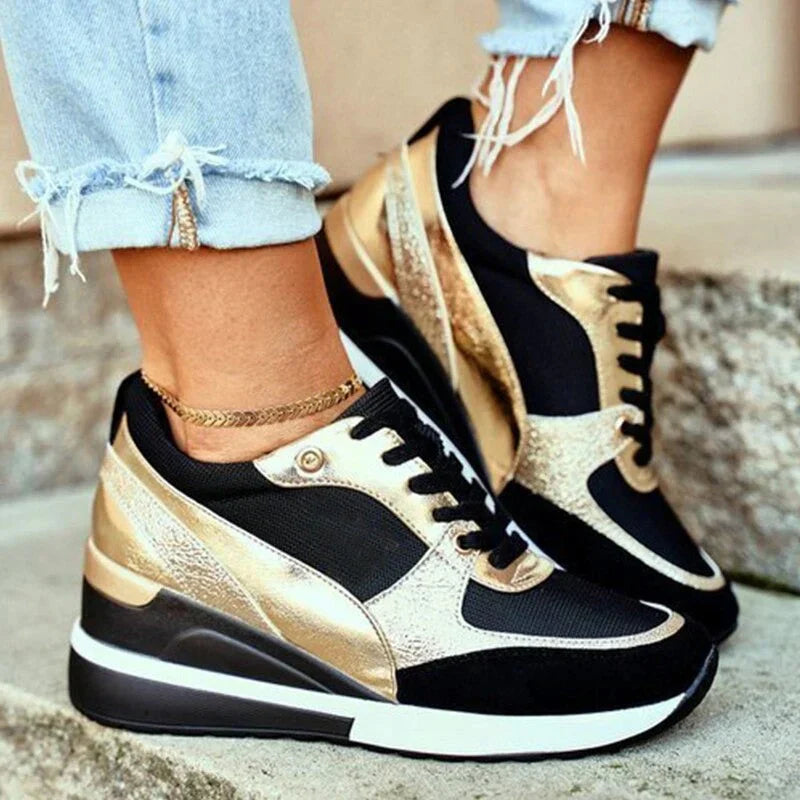 Sneakers in maglia leggere con sostegno plantare e memory foam