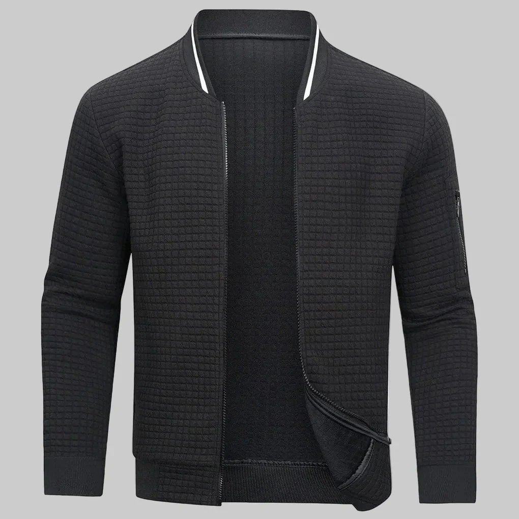 Maglione da Uomo a Mezza Zip – Strato Rilassato per Giorni Freddi