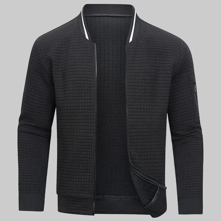 Maglione da Uomo a Mezza Zip – Strato Rilassato per Giorni Freddi