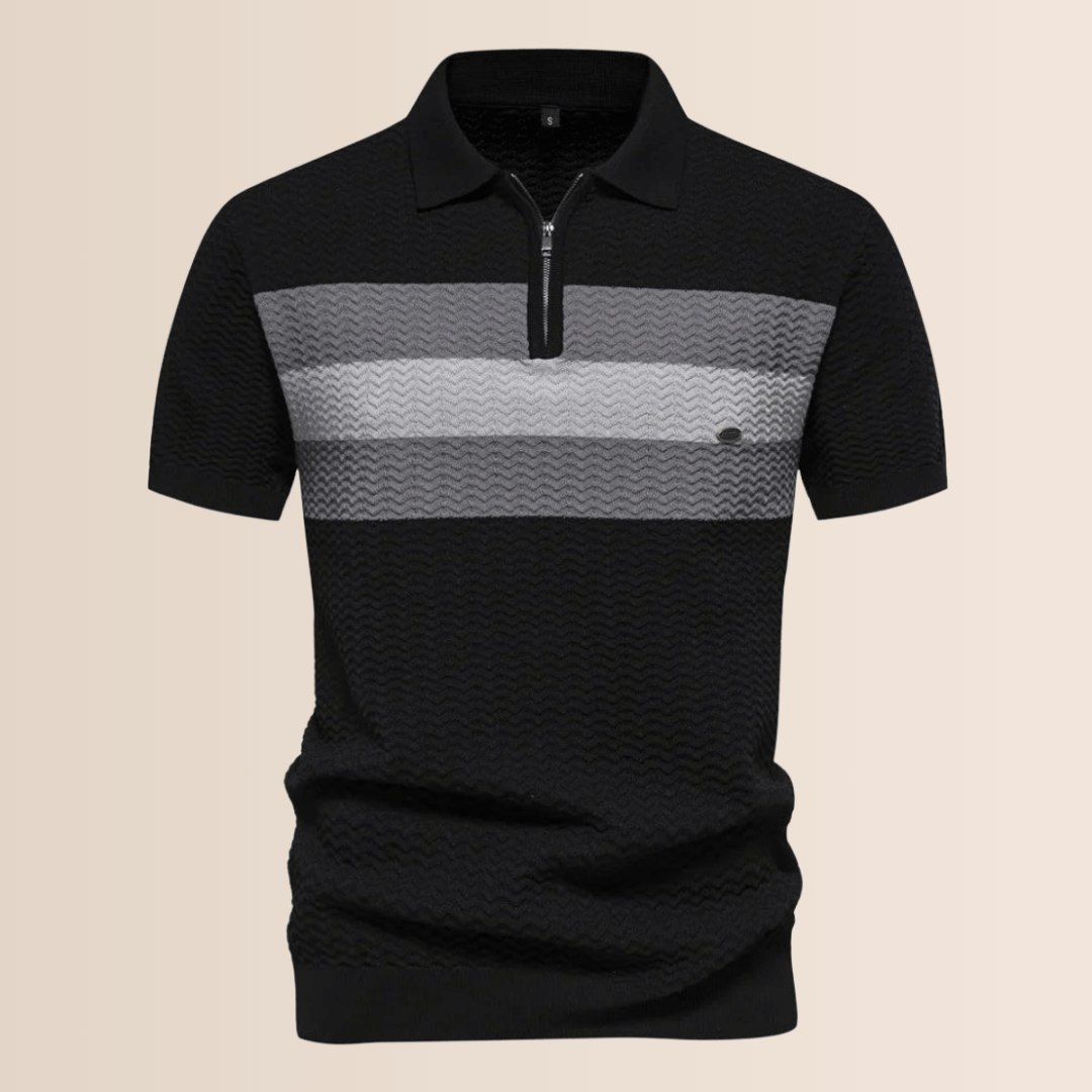Polo Shirt Design a Righe per Uomini