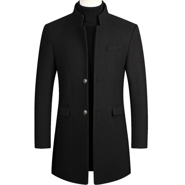 Cappotto Formale Lungo da Uomo con Eleganza Senza Tempo