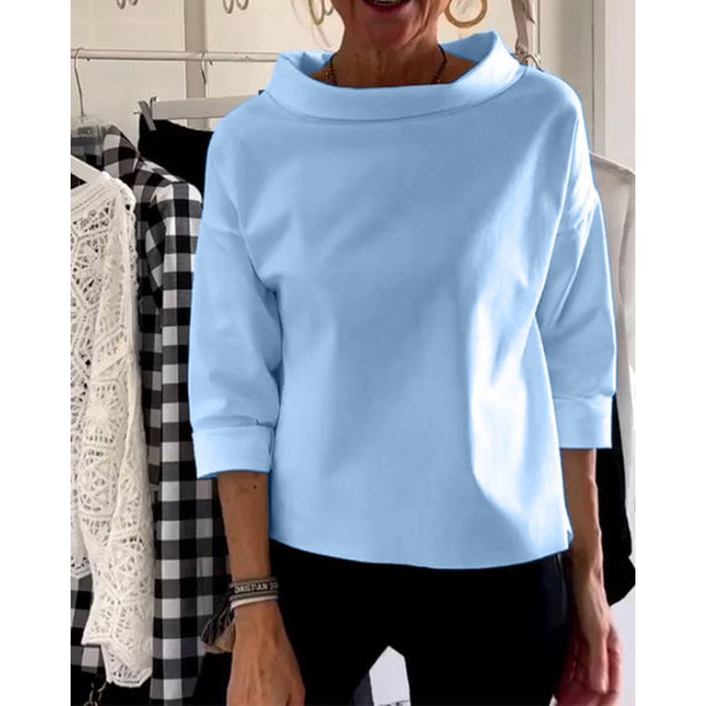Sofia – Top smanicato a collo alto da donna