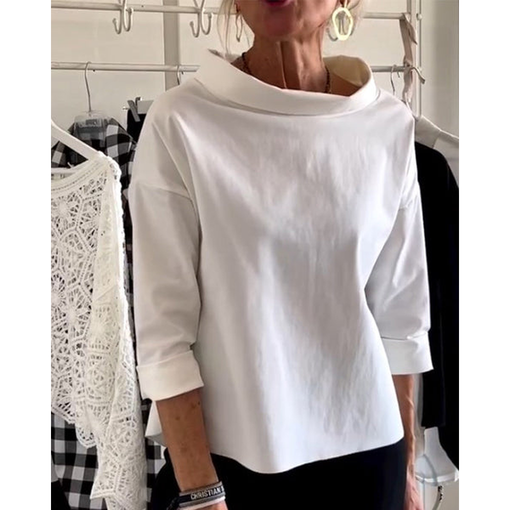 Sofia – Top smanicato a collo alto da donna