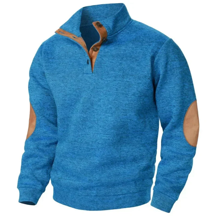 Felpa da uomo con scollo a V per lo stile outdoor e casual
